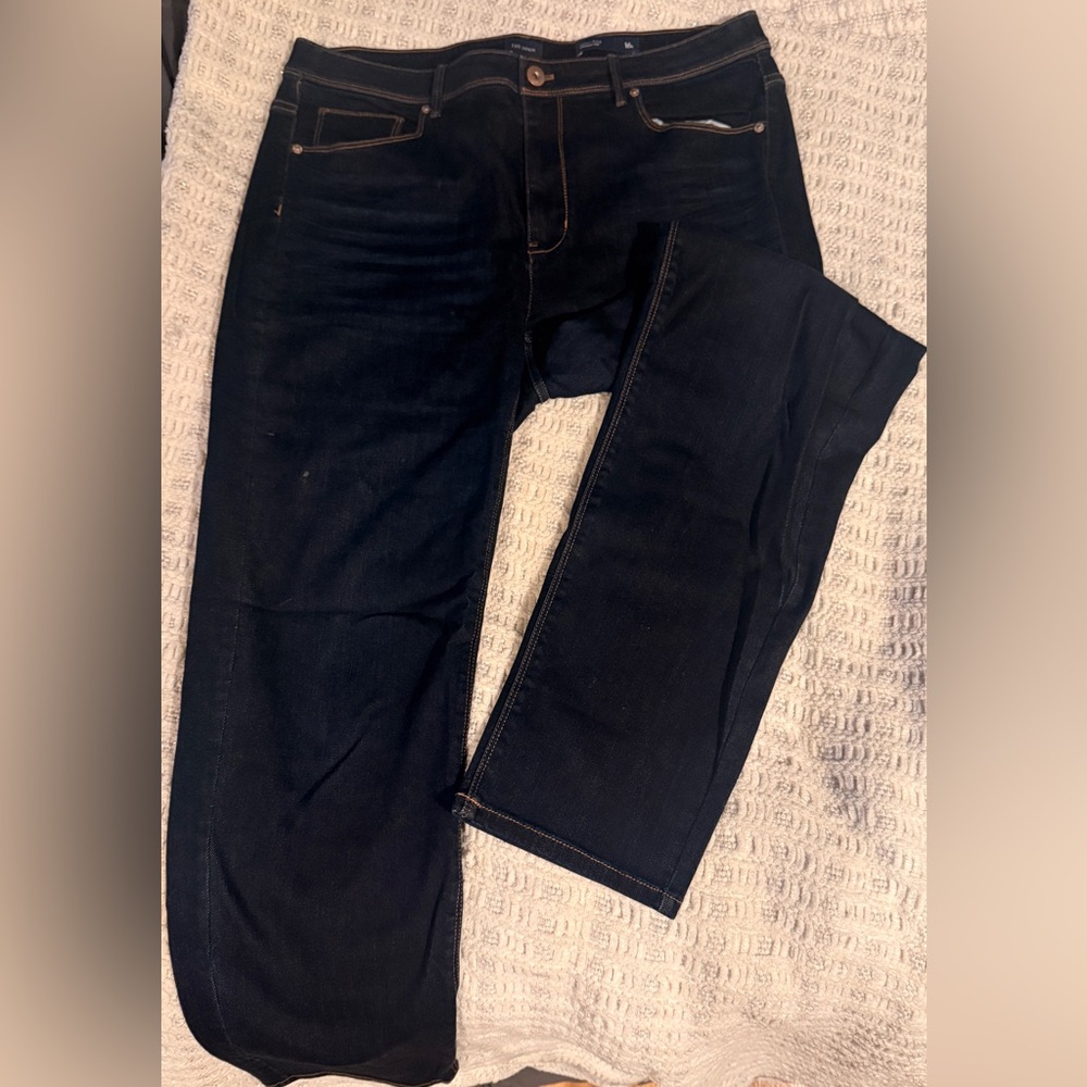 J. Jill Women's Dark Blue Straight Leg Jeans